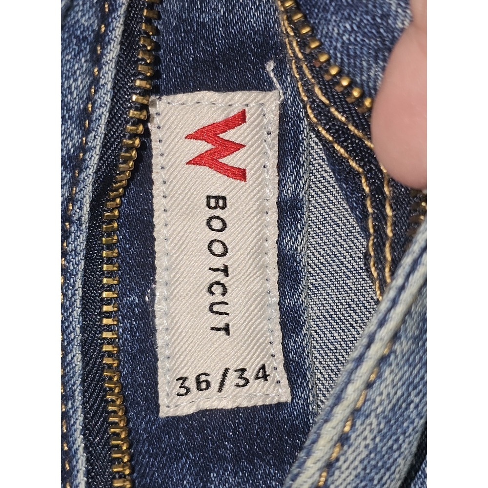 Wrangler Cowboy Cut Western Jeans Mens 38x34 Bootcut Denim Ranch Rodeo Work - Picture 4 of 12